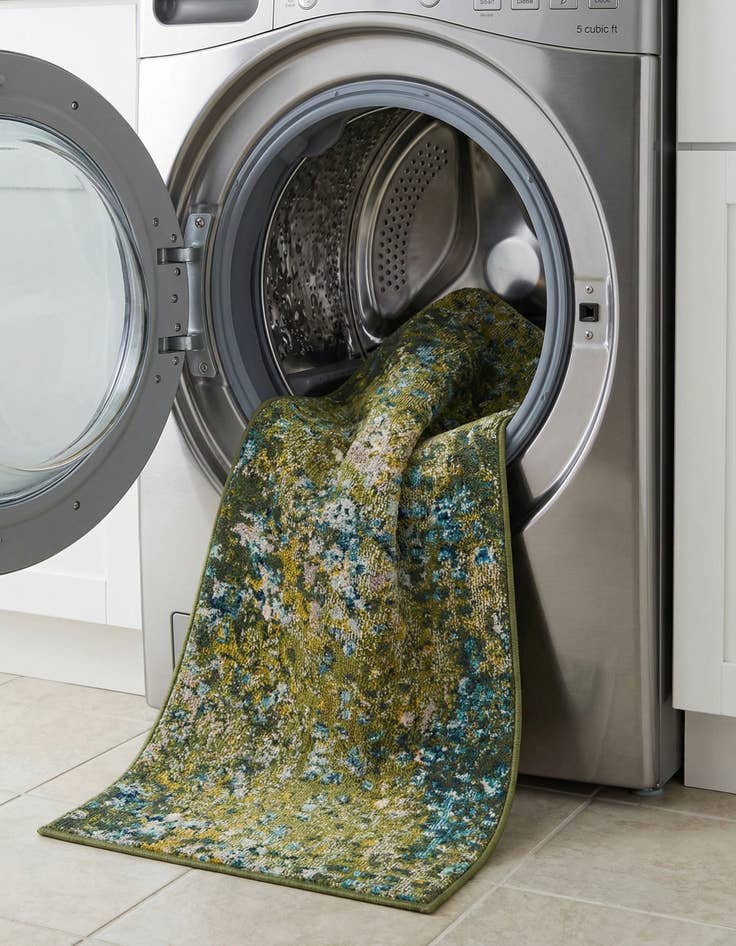 Detail image of 2' 7 x 10'  Washable Barcelona Runner Rug