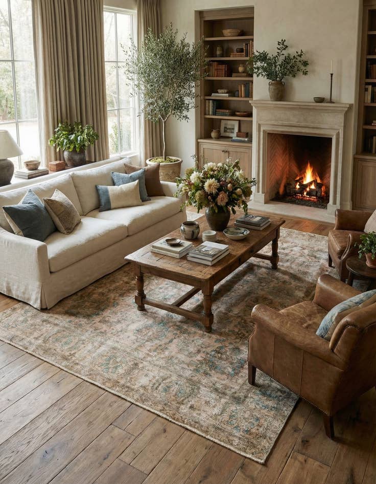 Detail image of 9' x 12' 10  Hand Knotted Ultra Vintage Persian Wool Rug