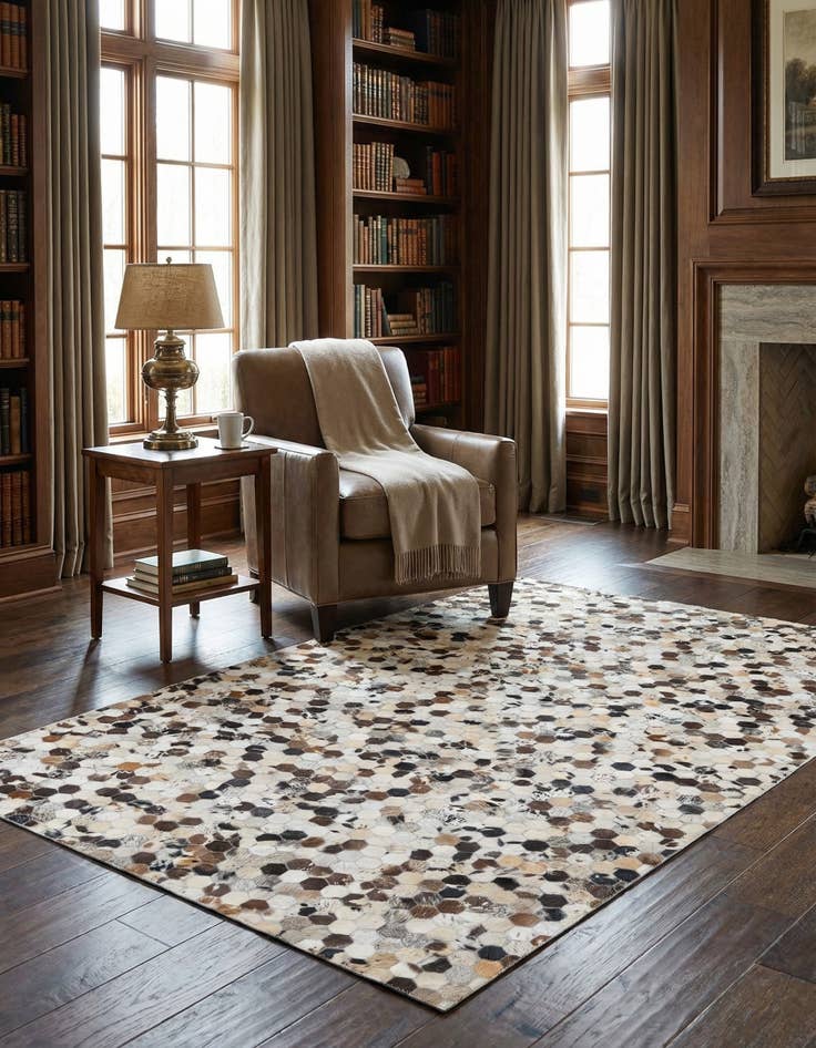 Detail image of  5' x 8' Cowhide Rug