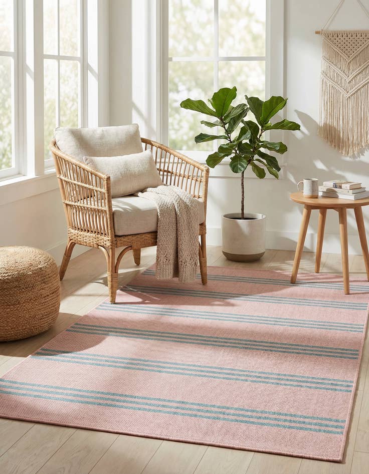 Detail image of 3' x 5' 3  Washable Jill Zarin Anguilla Indoor / Outdoor Rug