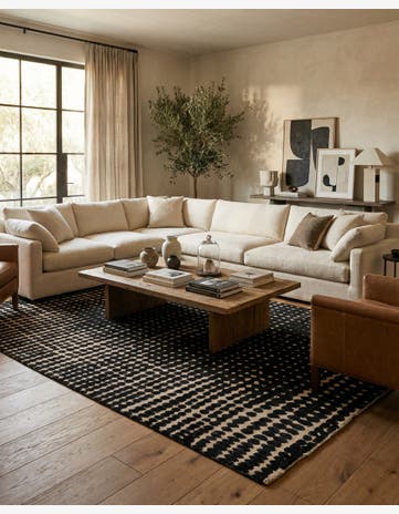 9' x 12' 2 Hand Knotted Darya Wool Rug