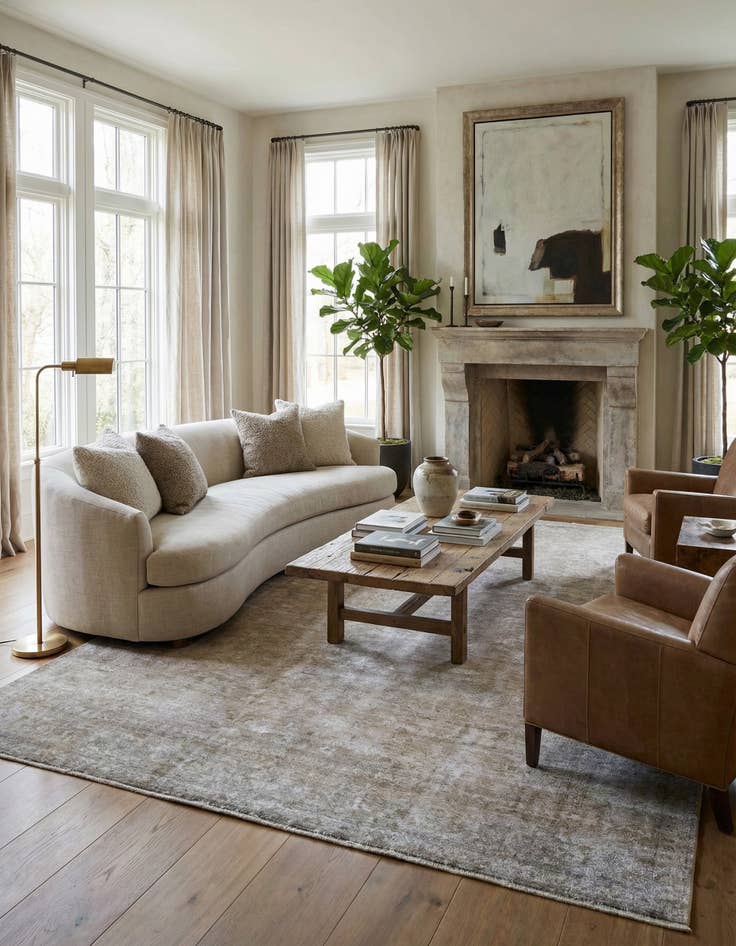 Detail image of  10' x 12' 9  Hand Knotted Ultra Vintage Persian Wool Rug