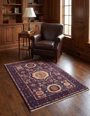 3' 5 x 5' 1 Hand Knotted Mamluk Ziegler Rug