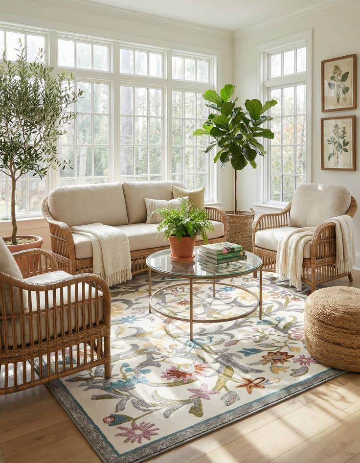 Detail image of  8' x 10' Blossom Rug