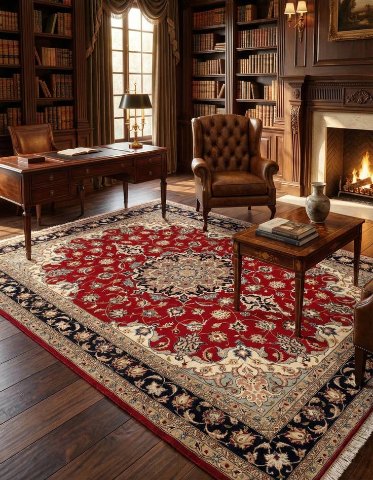 Detail image of 5' x 6' 10 Tabriz Rug