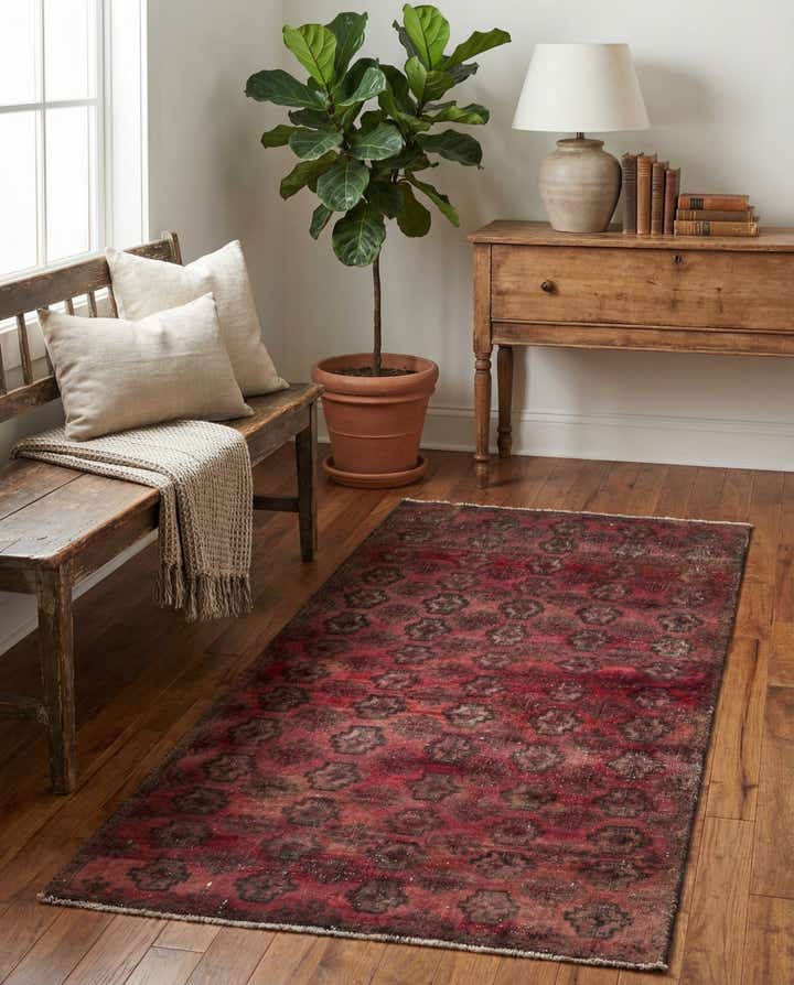 3' x 6' 2 Hand Knotted Ultra Vintage Persian Wool Runner Rug