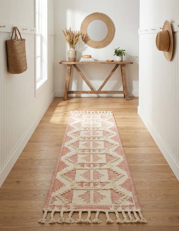 Detail image of  2' 7 x 10'  Hand Woven Arizona Wool Runner Rug