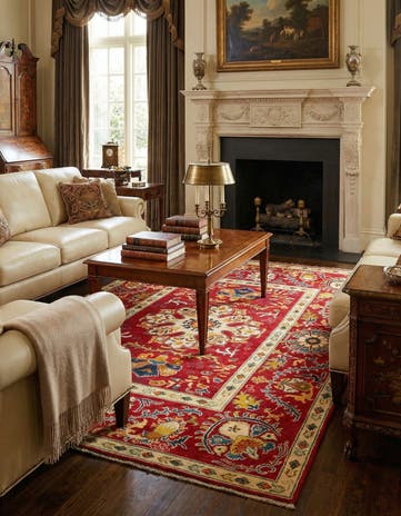 5' x 7' 5 Hand Knotted Kazak Rug