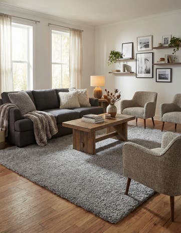 9' 6 x 13' Zermatt Shag Rug