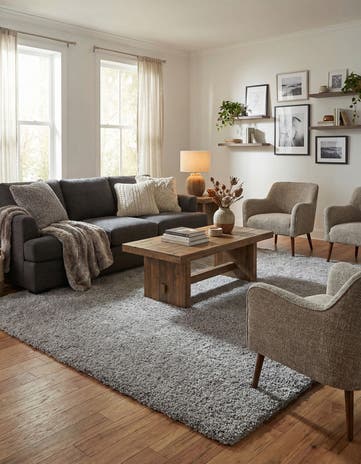 9' 6 x 13' Zermatt Shag Rug