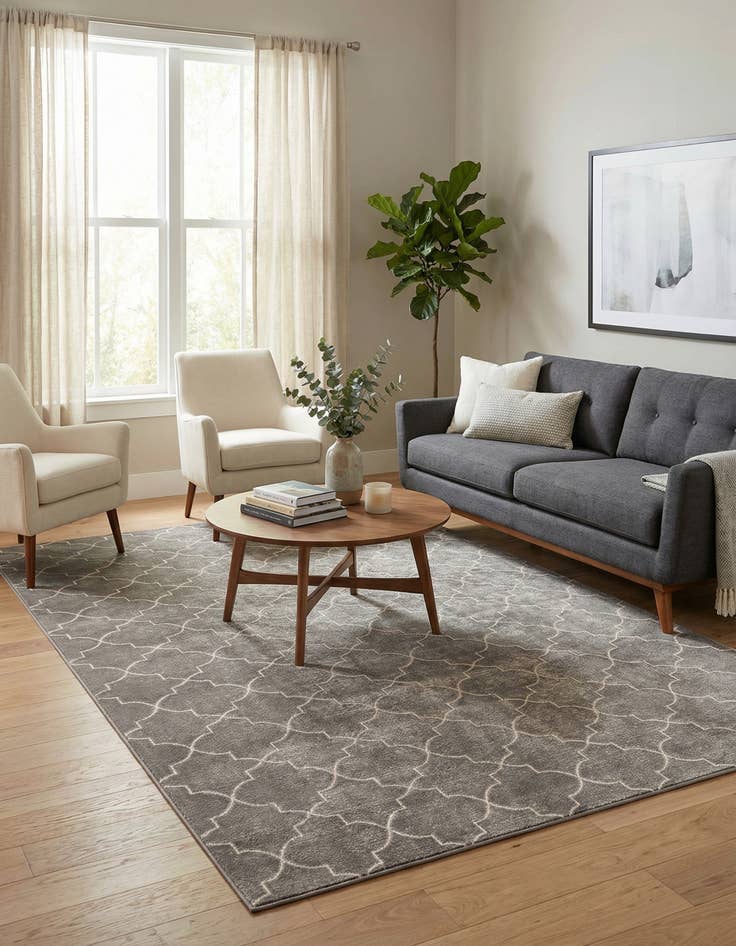 Detail image of 5' 3 x 8' Uptown Lincoln Center Rug