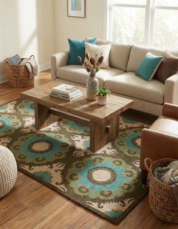 5' x 8' Luna Wool Rug