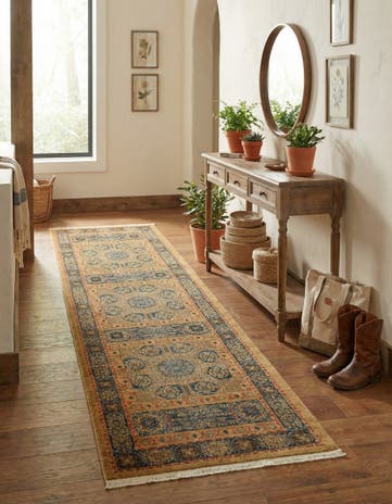 Blue Amina Runner Rug