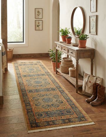 Blue Amina Runner Rug