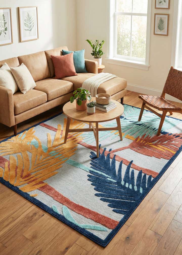 6' x 9' Easy-Clean Belize Indoor / Outdoor Rug