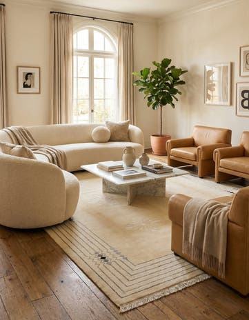 8' 2 x 11' 4 Hand Knotted Darya Wool Rug