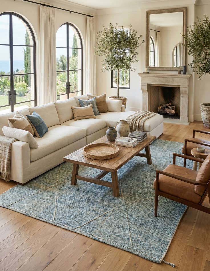 Detail image of 8' 7 x 11' 10  Hand Woven Moroccan Wool Rug