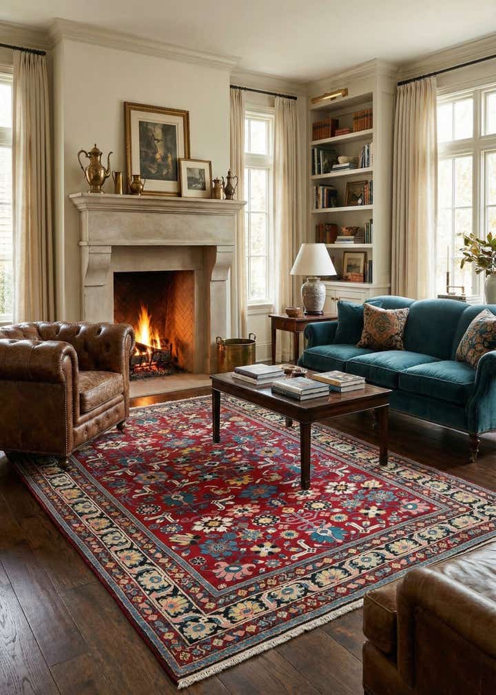 6' 2 x 10' 3 Hand Knotted Kazak Wool Rug