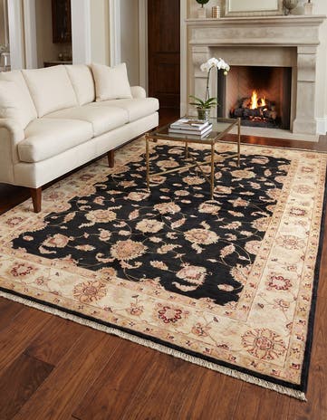 5' 10 x 8' 1 Hand Knotted Ziegler Rug
