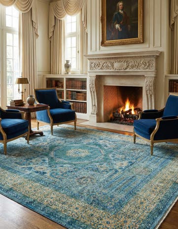 8' x 9' 10 Mamluk Rug