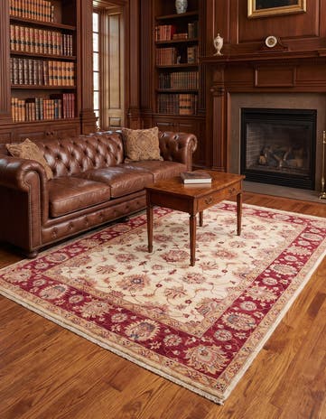 5' 2 x 6' 8 Hand Knotted Ziegler Rug