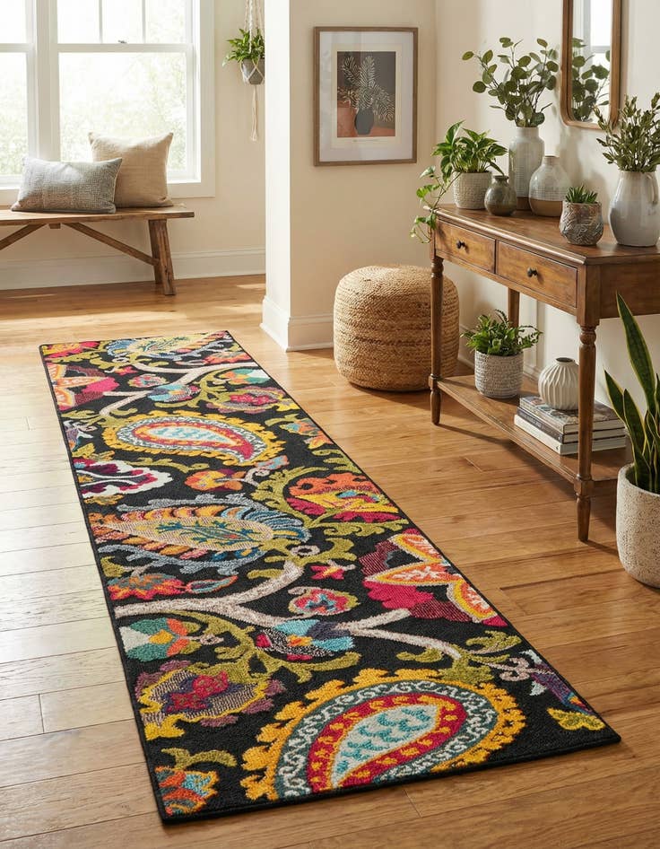 Detail image of  2' 7 x 10'  Washable Casablanca Indoor / Outdoor Runner Rug