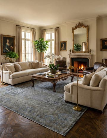 10' 2 x 13' 3 Vintage Royal Wool Rug