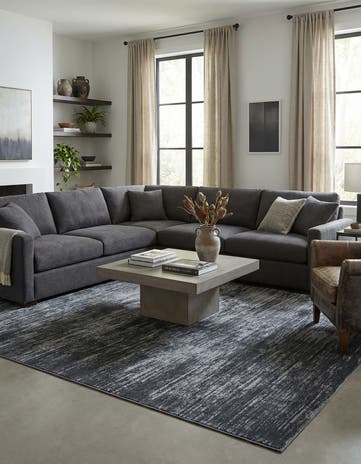 Black Asha Rug