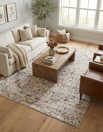 Light Gray Amulet Rug