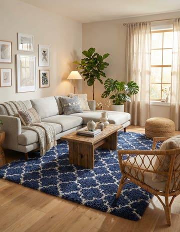5' x 8' Moroccan Shag Rug
