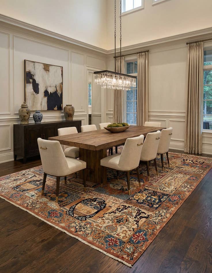 Detail image of 9' 10 x 12' 10 Kashmar Wool Rug