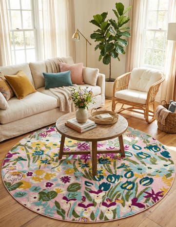 7' 10 x 7' 10 Bloom Round Rug