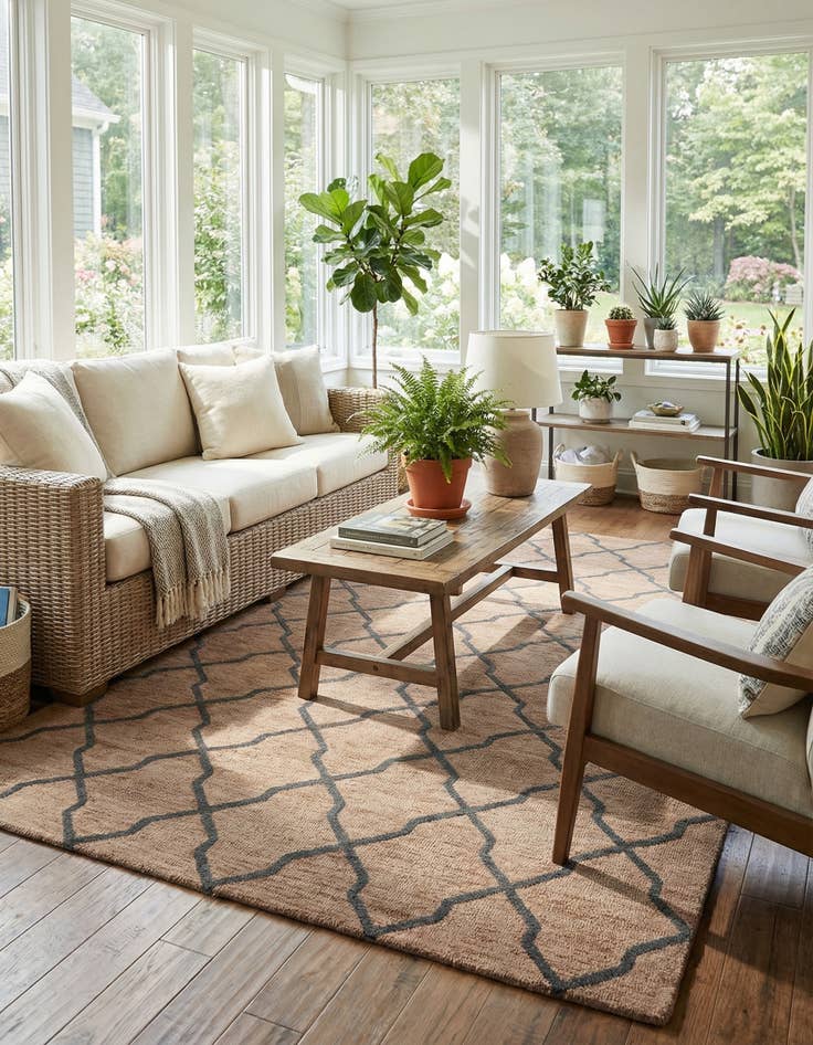 Detail image of 5' x 8' Luna Rug