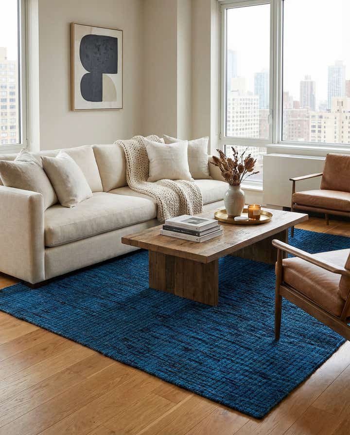 5' 4 x 7' Hand Knotted Darya Wool Rug