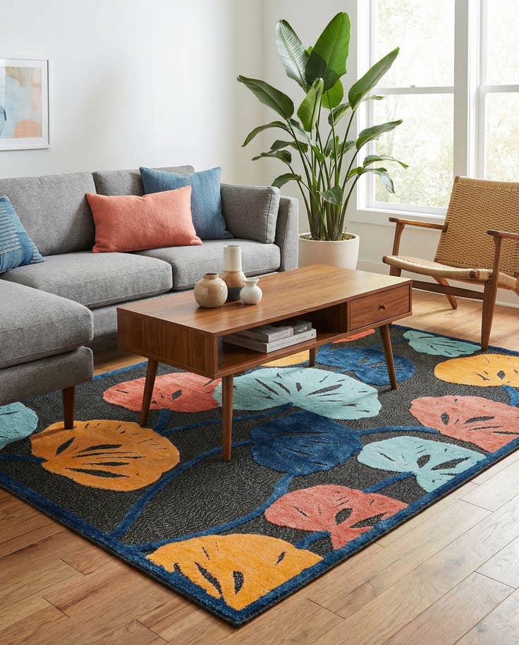 Detail image of 6' x 9' Easy-Clean Belize Indoor / Outdoor Rug