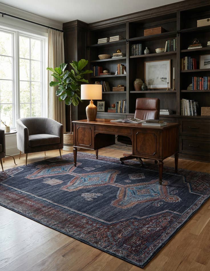 Detail image of 9' 2 x 12'  Washable Sisu Rug