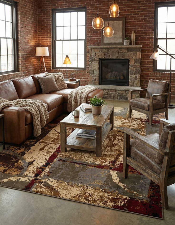 Detail image of 10' x 14' Coffee Shop Rug