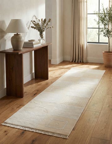 2' 9 x 9' 10 Hand Knotted Darya Wool Runner Rug