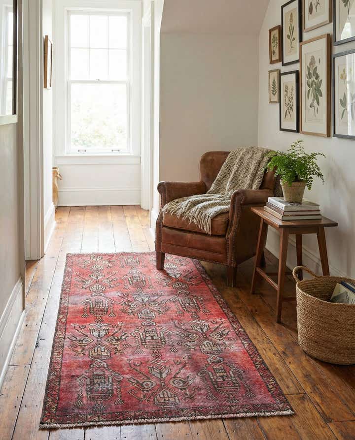 2' 10 x 5' 5 Hand Knotted Ultra Vintage Persian Wool Rug