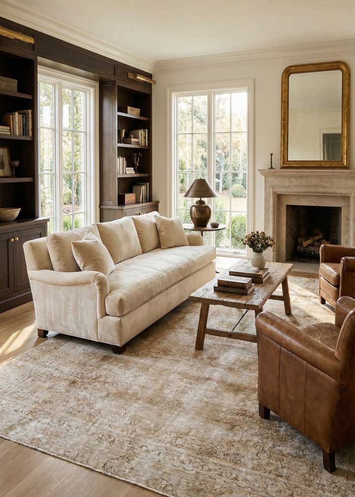 8' 7 x 11' 5 Hand Knotted Ultra Vintage Persian Wool Rug