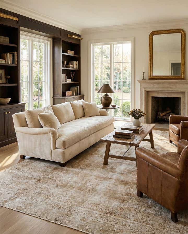 8' 7 x 11' 5 Hand Knotted Ultra Vintage Persian Wool Rug