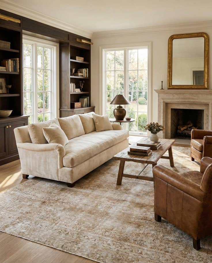 Detail image of 8' 7 x 11' 5 Hand Knotted Ultra Vintage Persian Wool Rug