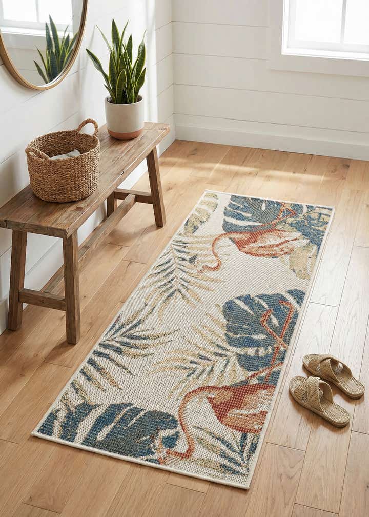 2' x 4' Easy-Clean Baja Indoor / Outdoor Runner Rug