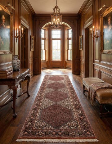 2' 9 x 10' Bidjar Wool Runner Rug