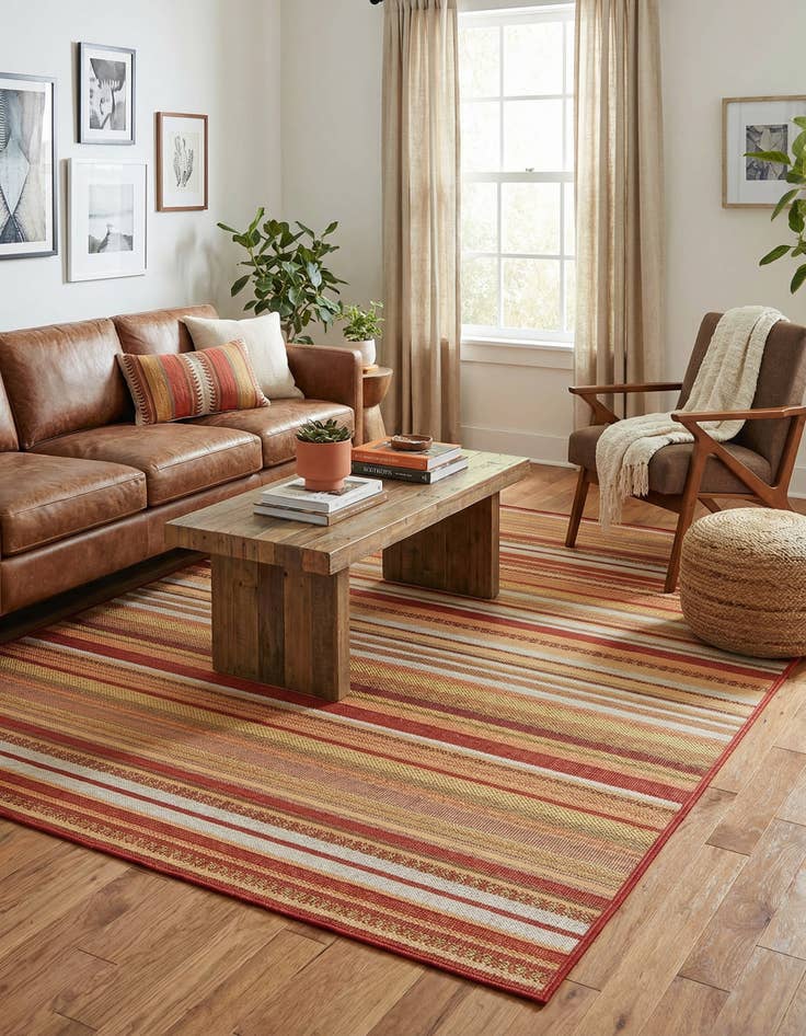 Detail image of 7' 10 x 10' Easy-Clean Baja Indoor / Outdoor Rug