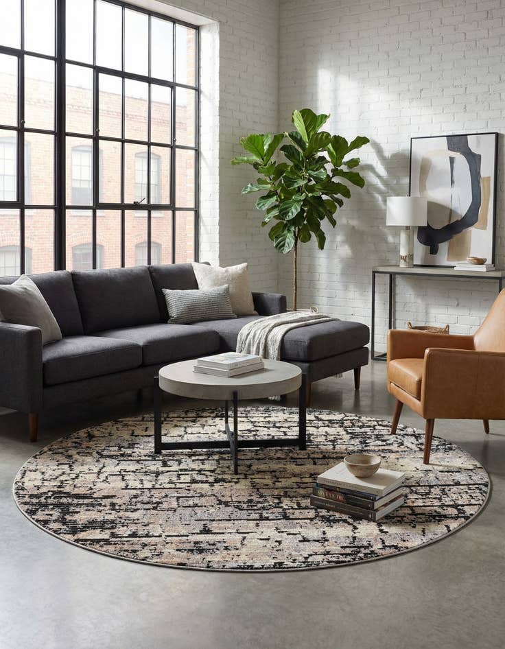 Detail image of 7' x 7' Tucson Round Rug