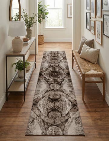 Brown Monte Carlo Runner Rug