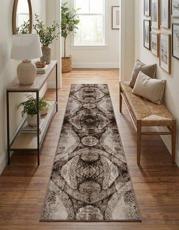 Brown Monte Carlo Runner Rug