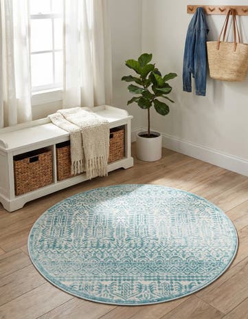 Jill Zarin 3' 3 x 3' 3 Uptown Cloisters Round Rug