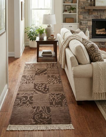 2' 9 x 6' 7 Hand Knotted Darya Wool Runner Rug